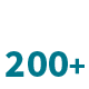 The number 200