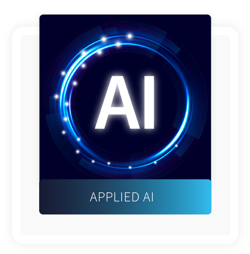 Applied AI Image with AI text